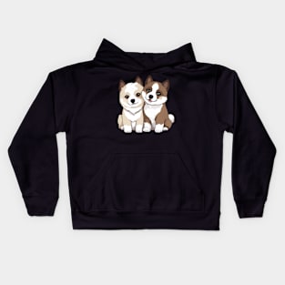 akita dog Kids Hoodie